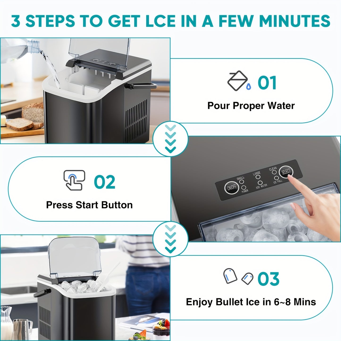NEW! FrostWave Portable Ice Maker