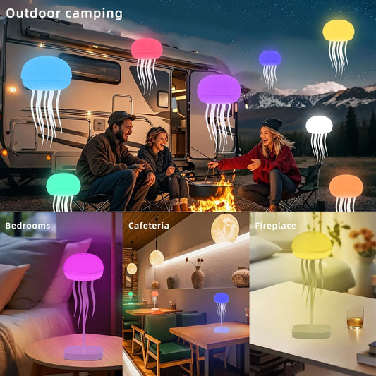 Aurora Jellyfish Voice‑Control Night Light