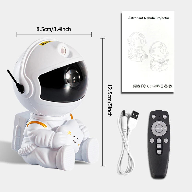 Cosmic Voyager Astronaut Galaxy Projector