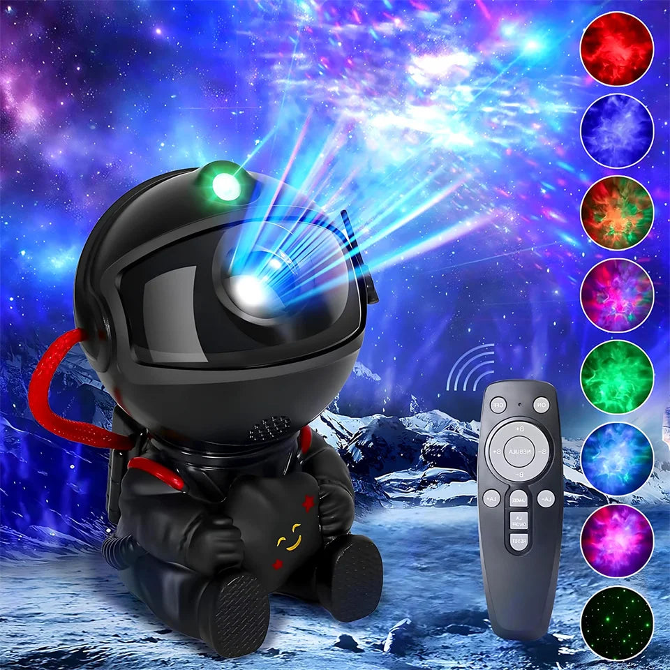 Cosmic Voyager Astronaut Galaxy Projector