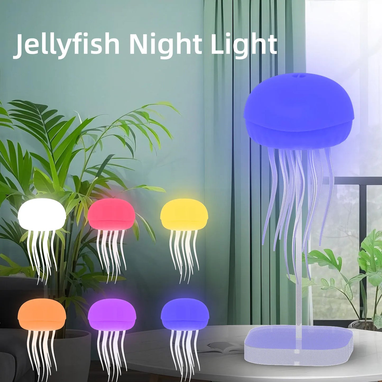 Aurora Jellyfish Voice‑Control Night Light