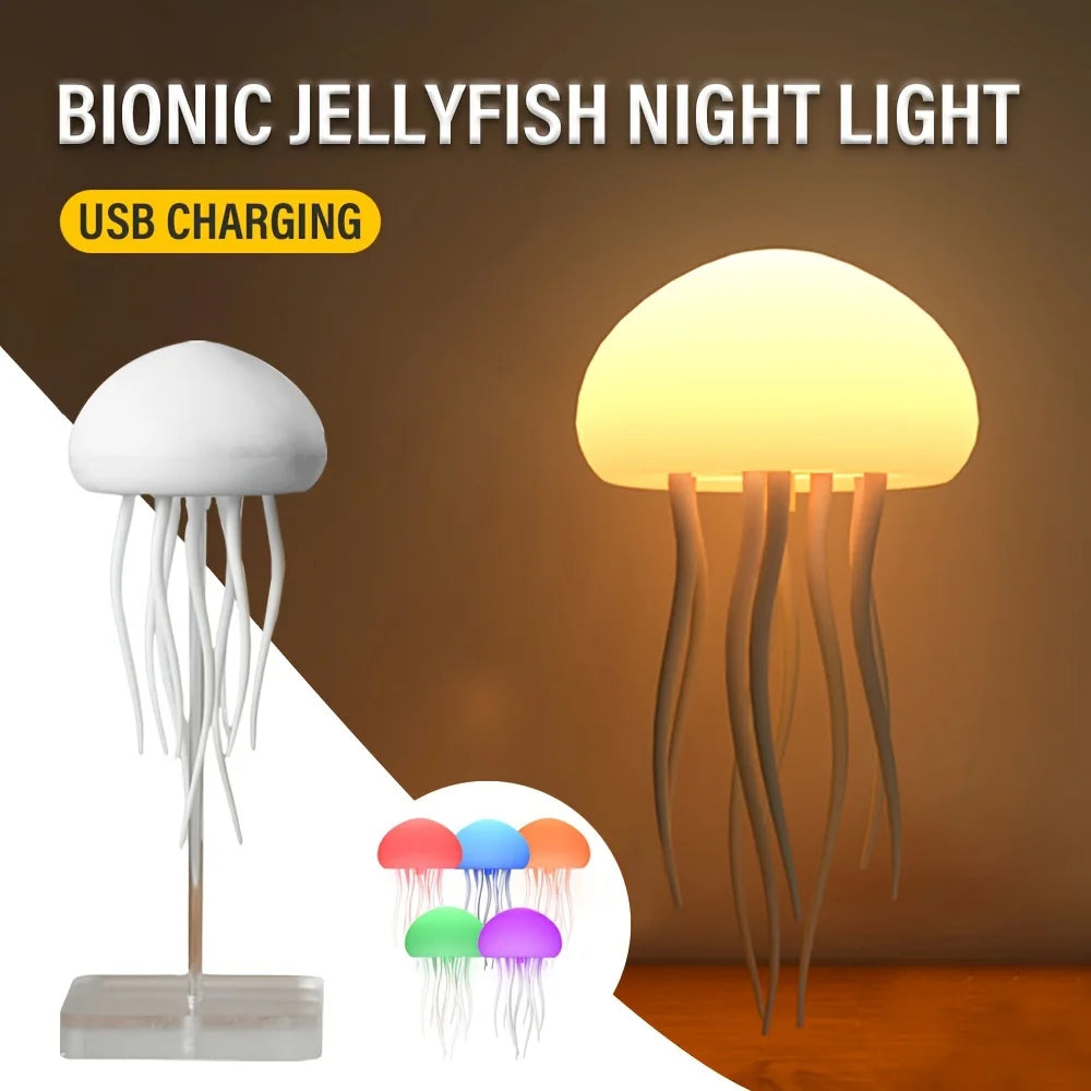 Aurora Jellyfish Voice‑Control Night Light