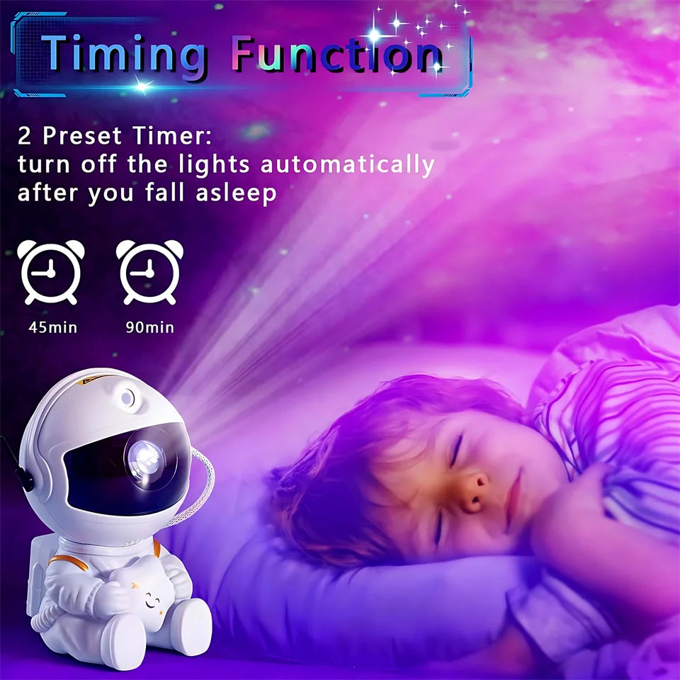 Cosmic Voyager Astronaut Galaxy Projector
