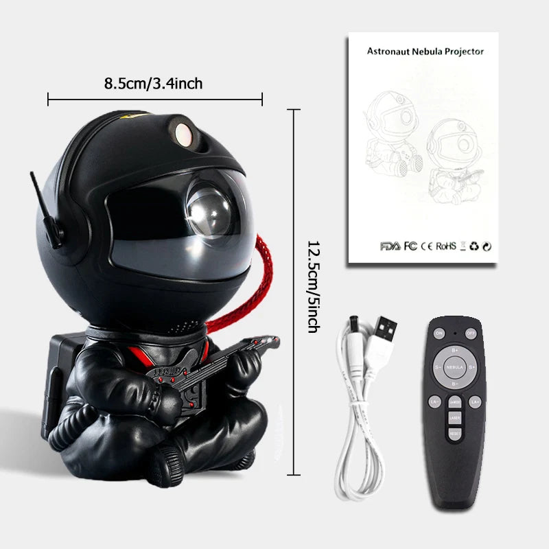 Cosmic Voyager Astronaut Galaxy Projector