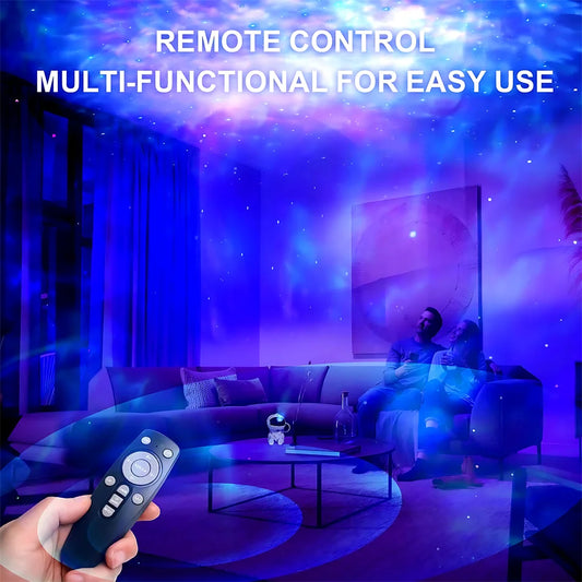 Cosmic Voyager Astronaut Galaxy Projector