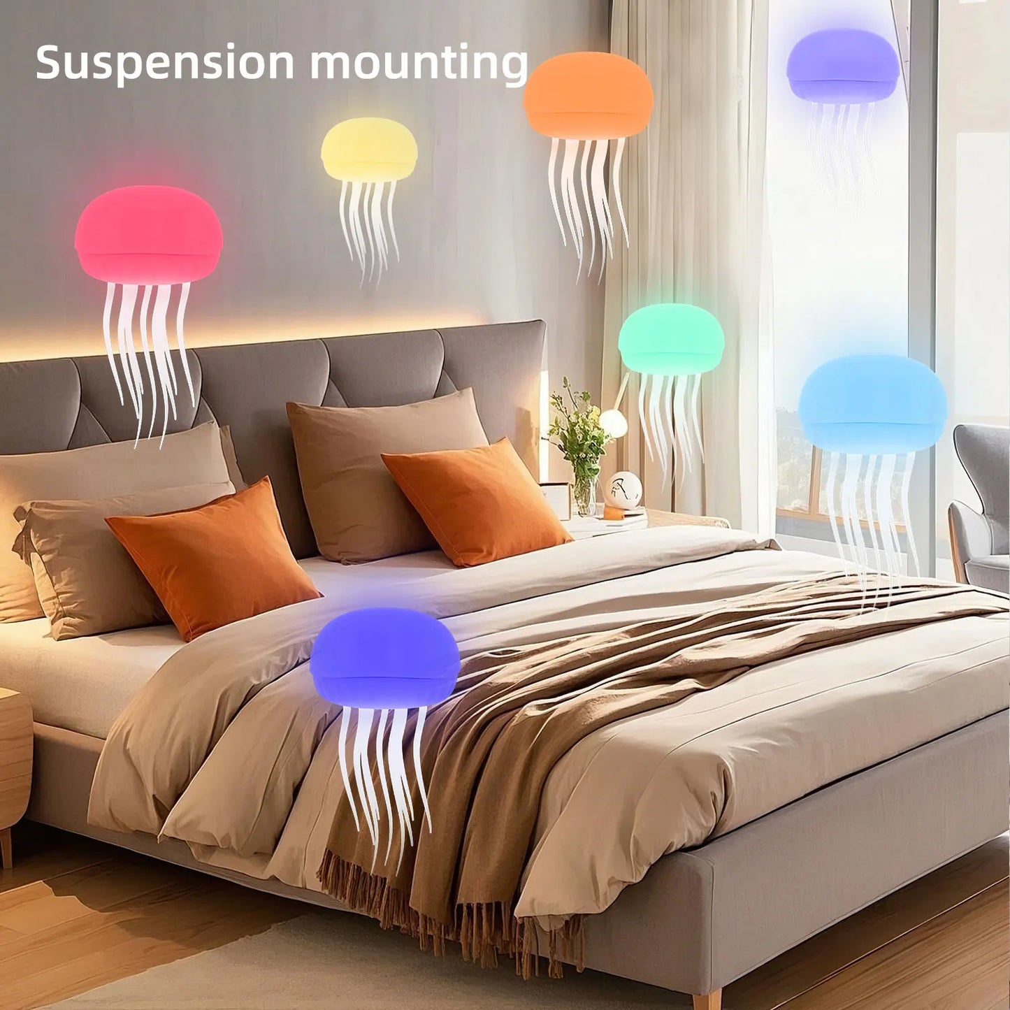 Aurora Jellyfish Voice‑Control Night Light
