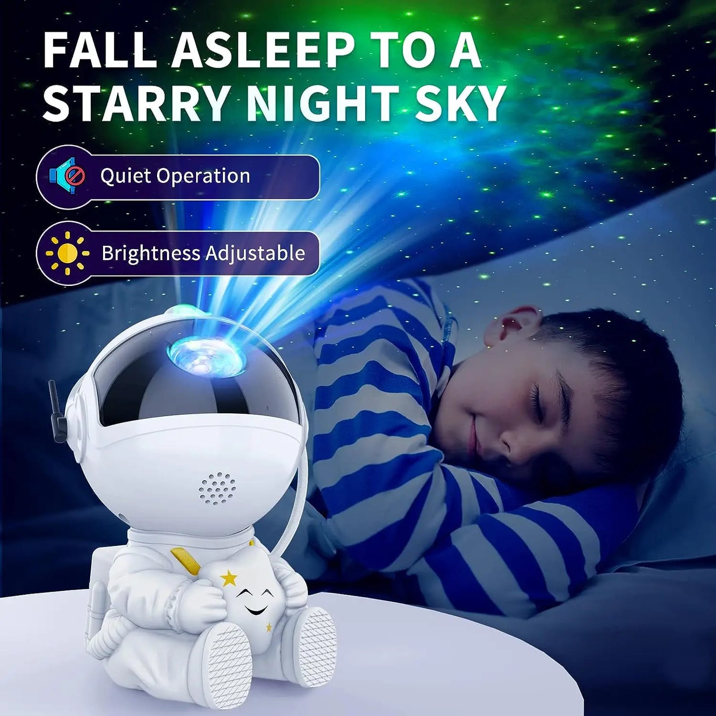 Cosmic Voyager Astronaut Galaxy Projector