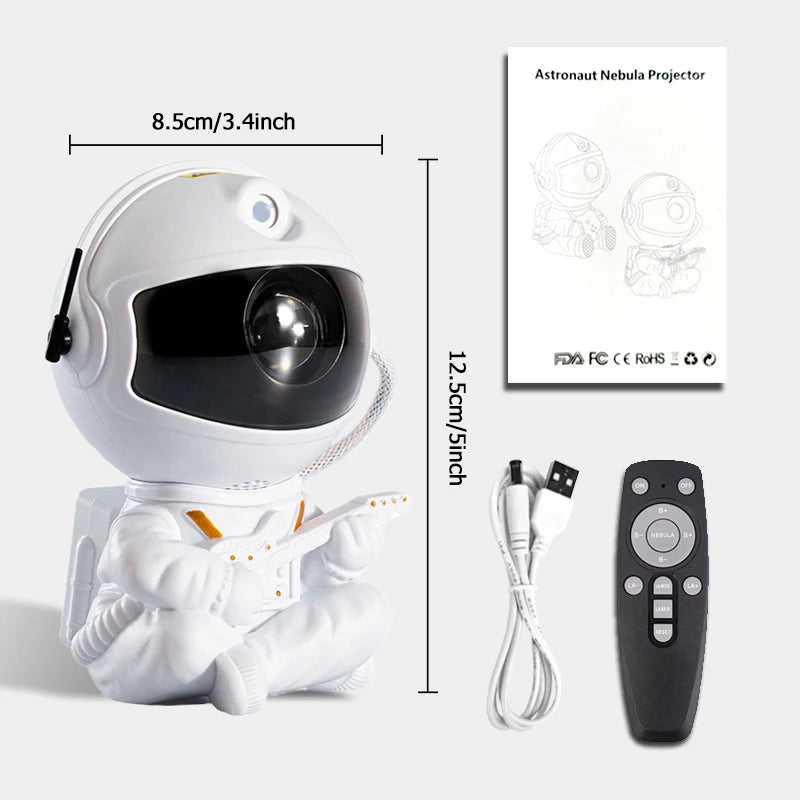 Cosmic Voyager Astronaut Galaxy Projector