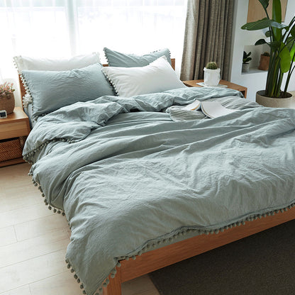 Zen Serenity: Japanese-Inspired Cotton Bedding Set