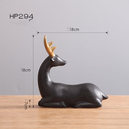 Nordic Elk Elegance: Home Decoration Accessories