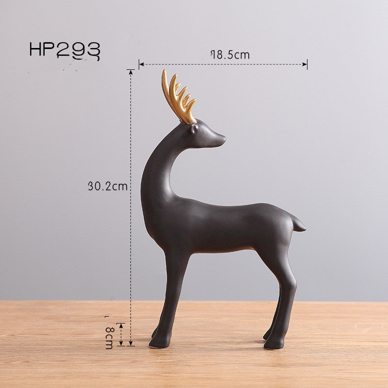 Nordic Elk Elegance: Home Decoration Accessories