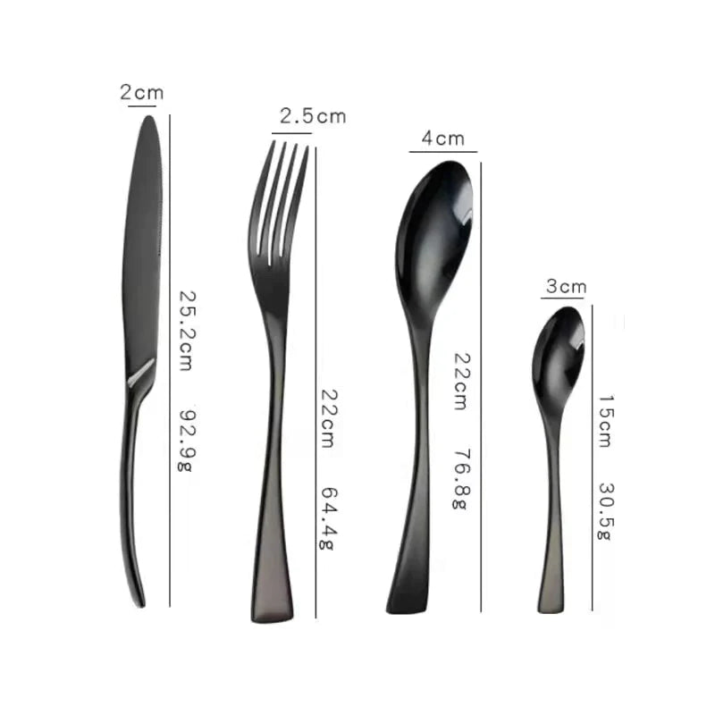 Jet Stainless Steel Cutlery Set / 24 pieces