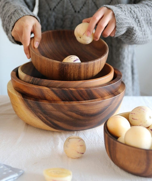 Acacia Wooden Bowl