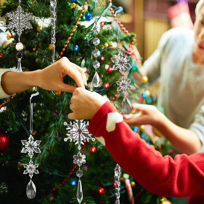 Festive Splendor: Christmas Tree Hanging Pendants (10pcs)