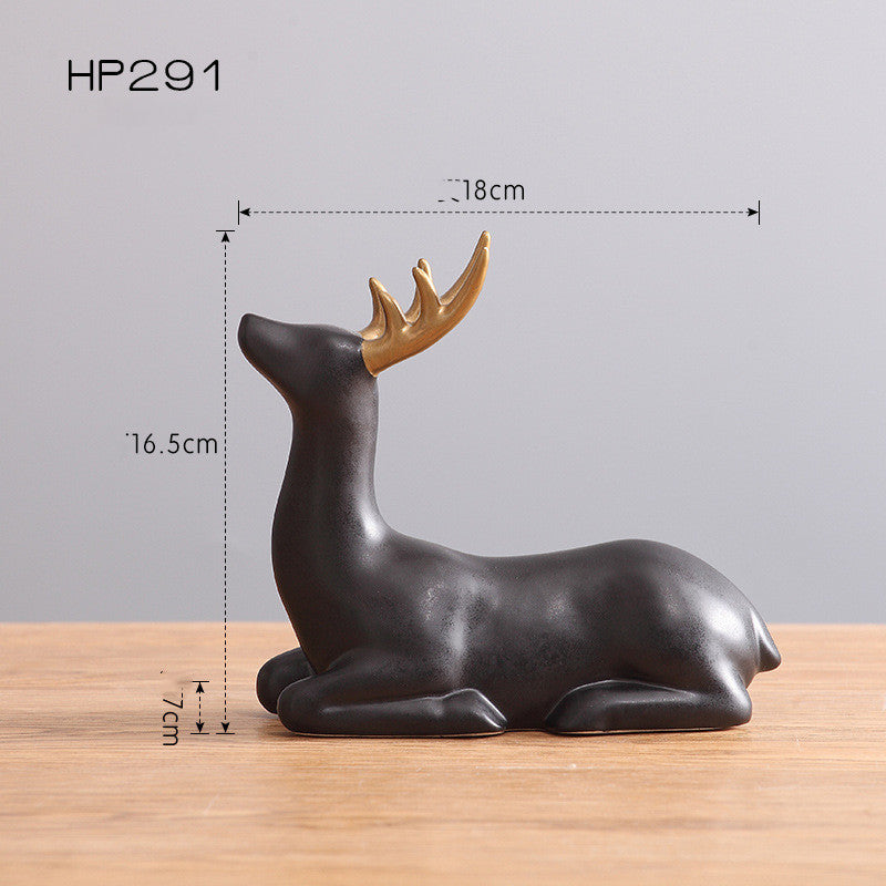 Nordic Elk Elegance: Home Decoration Accessories