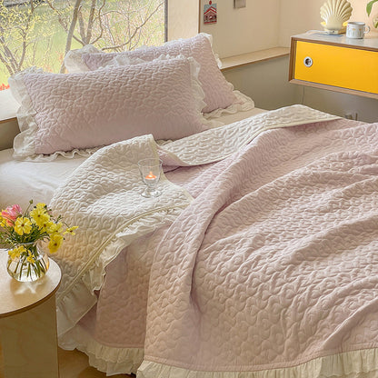 Pure Comfort: Cotton Quilted Bed Cover Set