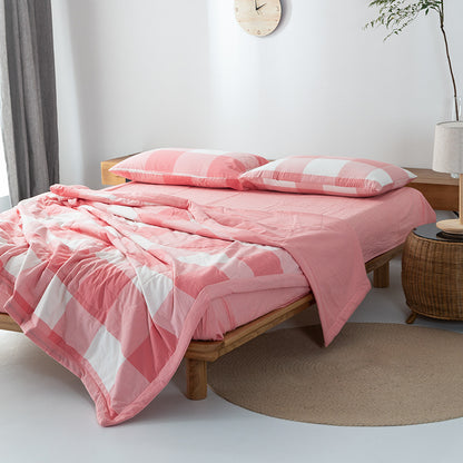 Supreme Comfort: Cotton Summer Quilt & Bedding Set