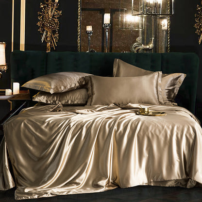 Modern Elegance Minimalism: Mulberry Silk Bedding Set