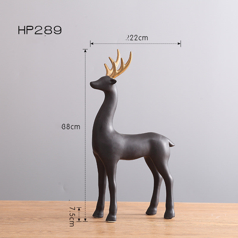 Nordic Elk Elegance: Home Decoration Accessories