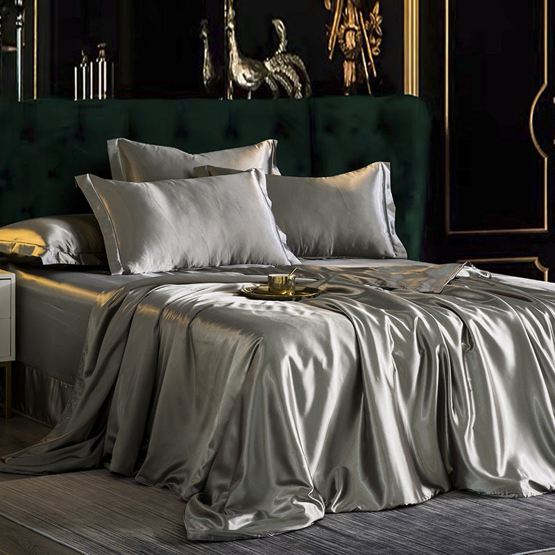 Modern Elegance Minimalism: Mulberry Silk Bedding Set