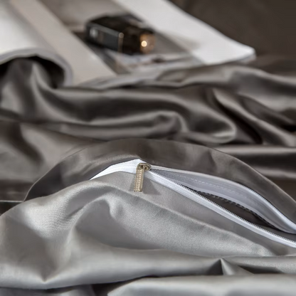 Double-Ply Elegance: Luxury Long-Staple Cotton Bedding Set