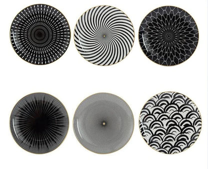 Nordic Geometric Style Plate Set