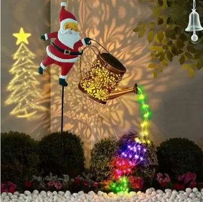Santa Glow Solar Kettle Lights