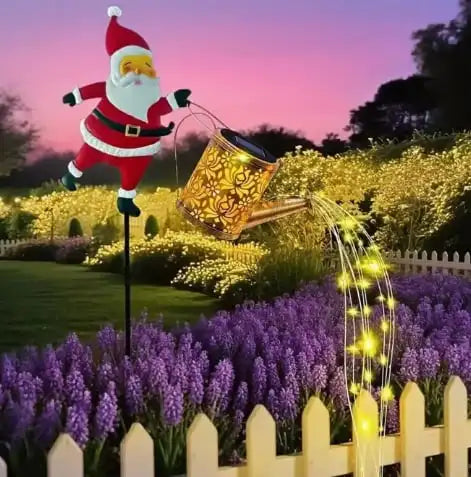 Santa Glow Solar Kettle Lights