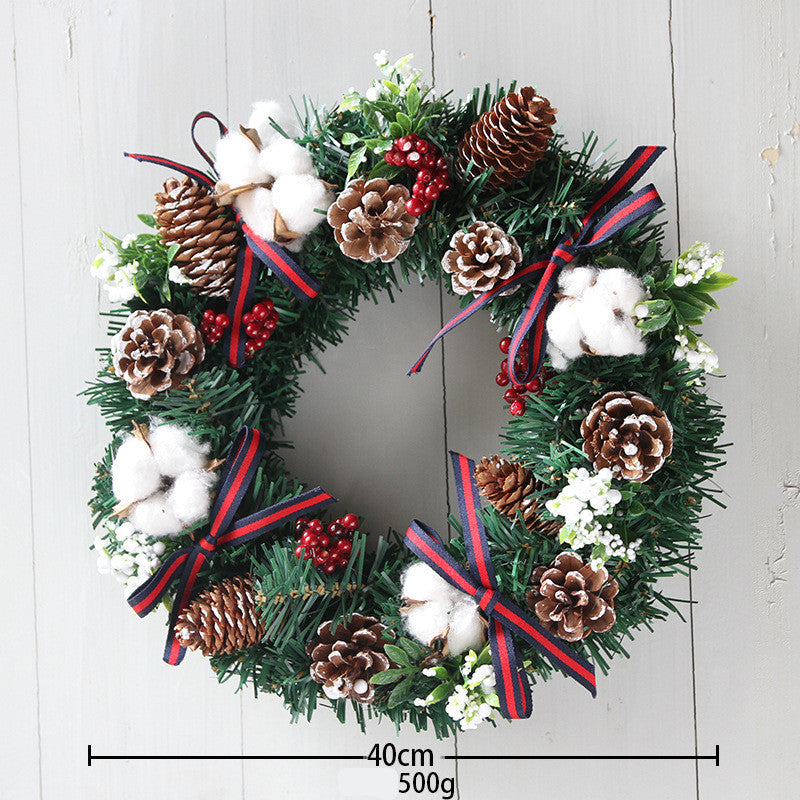 Festive Flourish: Christmas Wreath Ornaments