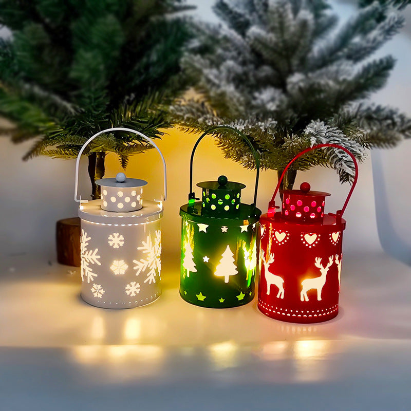 Nordic Glow: LED Lantern Candle Lights