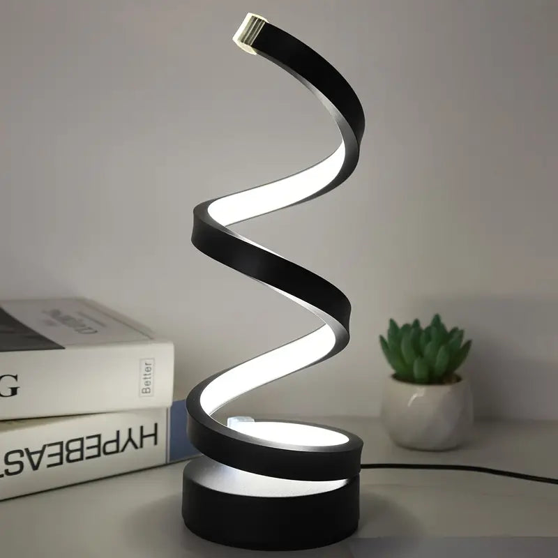 LumiSpiral Modern Dimmable LED Lamp