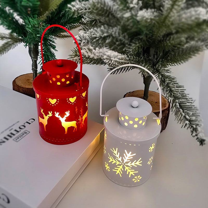 Nordic Glow: LED Lantern Candle Lights