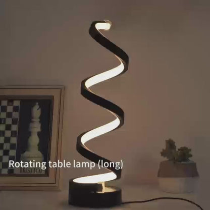 LumiSpiral Modern Dimmable LED Lamp